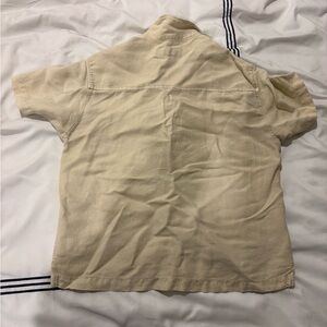 Zara Boys Cream Short Sleeve Shirt size 11-12 152cm